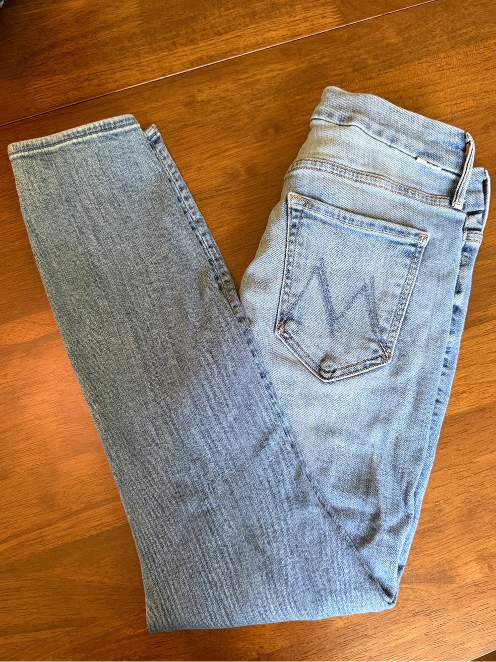 MOTHER Light Blue Skinny Jeans